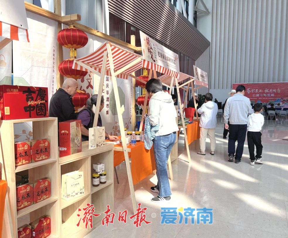开集啦!为期3天的2025年新春非遗集市登陆济南市文化馆