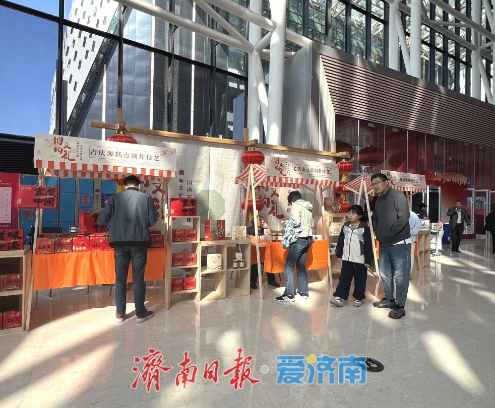 开集啦!为期3天的2025年新春非遗集市登陆济南市文化馆