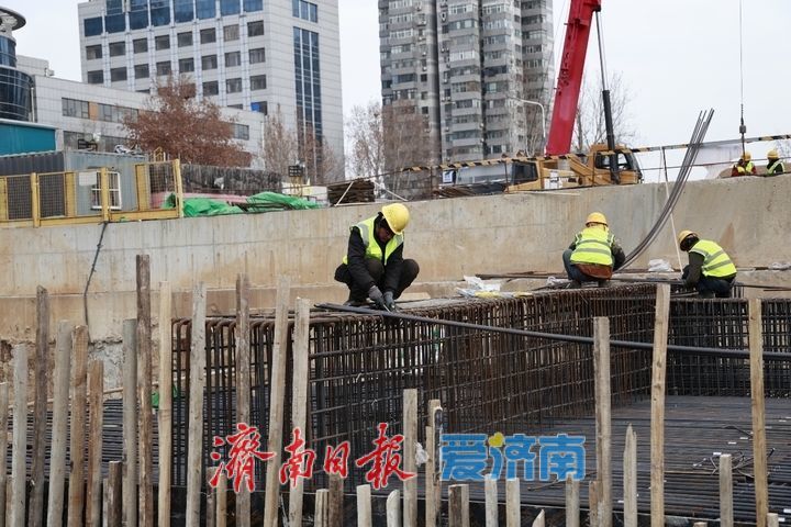 项目强省会|地下10层!济南地铁最深车站加紧施工