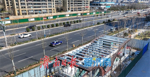 轨道交通4号线地下车站出入口初露端倪