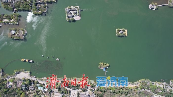 “泉城蓝”持续在线 大明湖颜值爆表