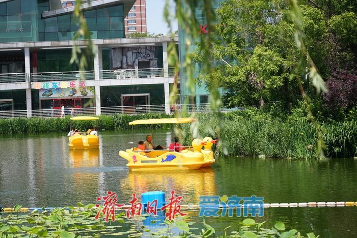 一年四季 泉在济南丨初夏泛舟，市民乐享“水上时光”