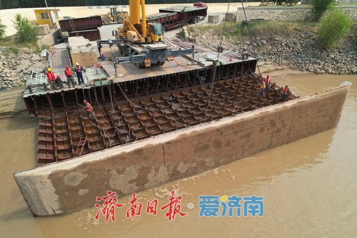 正式退出历史舞台,济北黄河浮桥顺利拆除