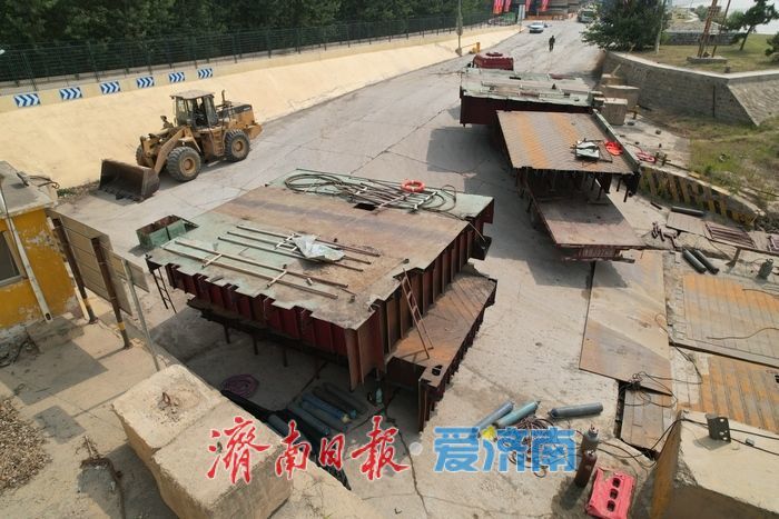 正式退出历史舞台,济北黄河浮桥顺利拆除