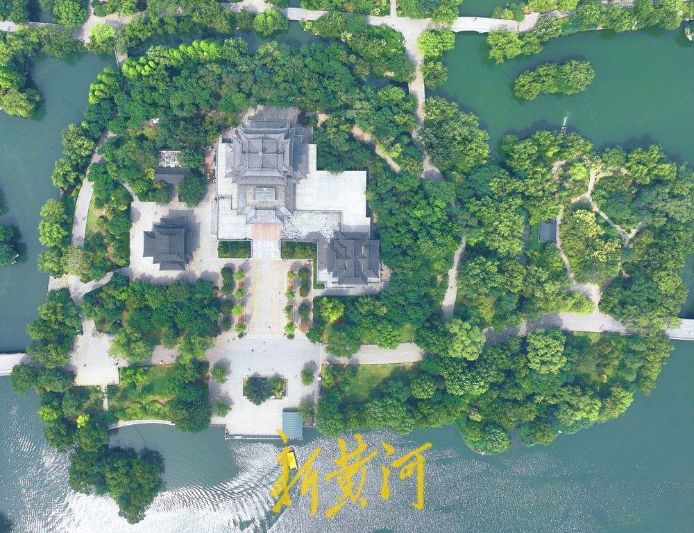 一年四季 泉在济南丨满目青翠！盛夏时节的大明湖碧波荡漾仿佛画卷