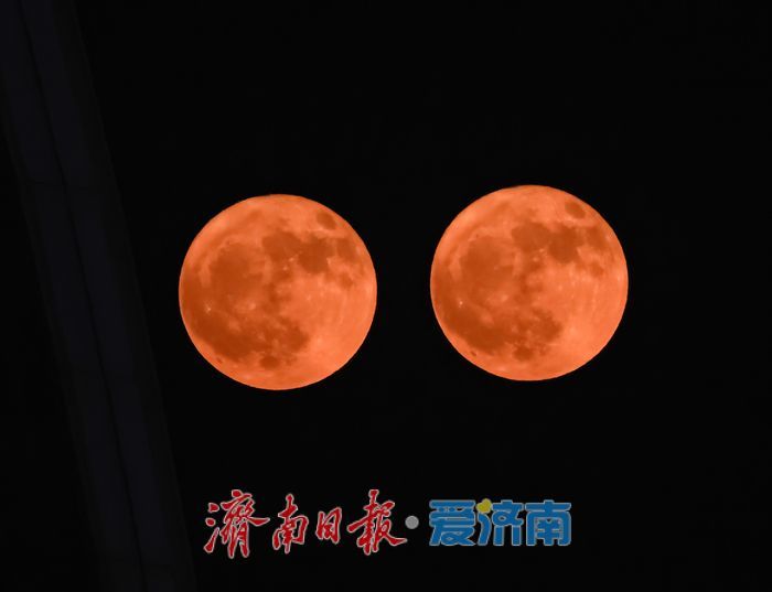 苍穹限定！济南抓拍年度“最低满月”奇观