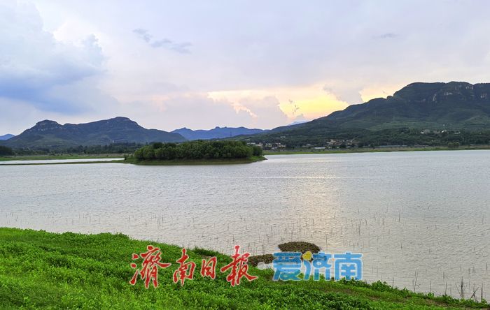 一年四季 泉在济南丨雷雨过后卧虎山水库尽显灵秀