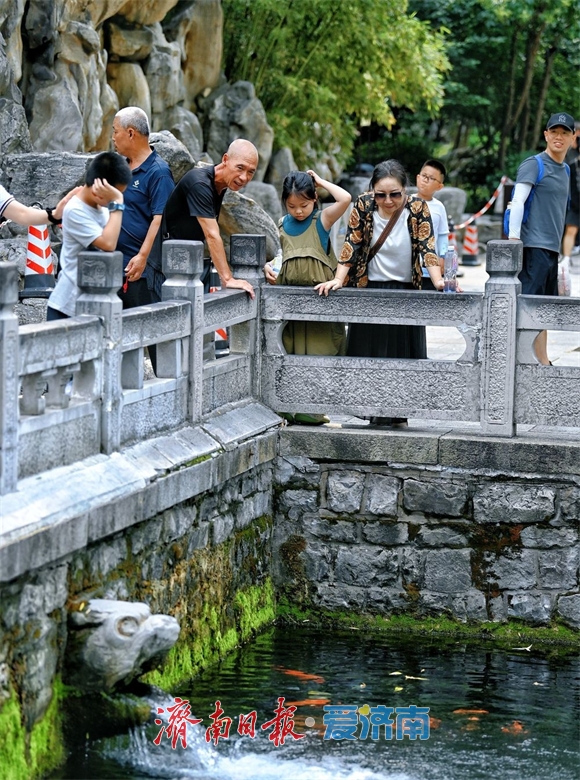 一年四季 泉在济南丨虎啸龙吟 雨后的黑虎泉欢畅喷涌劲头足