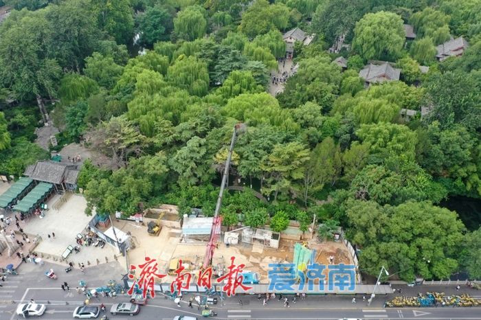 项目强省会｜趵突泉公园直连泉城广场地下通道建设稳步推进