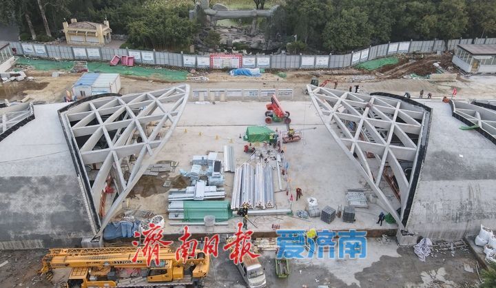 项目强省会|济南轨交4号线最“浅”车站主体结构全部完工