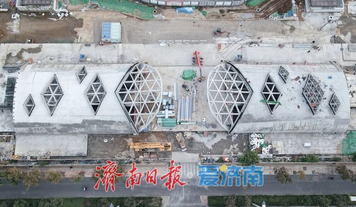 项目强省会|济南轨交4号线最“浅”车站主体结构全部完工