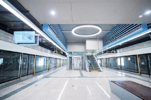 济南轨道交通新线多座车站亮相