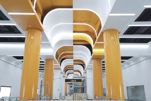 济南轨道交通新线多座车站亮相