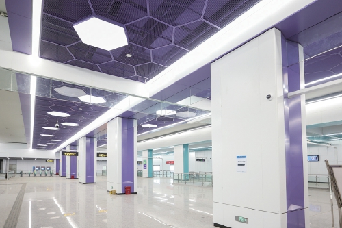 济南轨道交通新线多座车站亮相