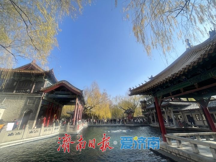 一年四季 泉在济南｜济南趵突泉水位同比上涨1.29米 冬日泉水欢腾引客来