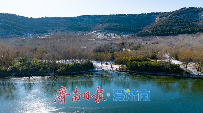 一年四季 泉在济南丨蓝天为幕，冰雪作景：一场雪后的济南细节之美