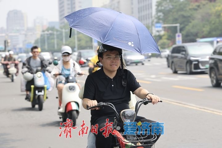邂逅太阳雨 济南夏日上演天气小插曲