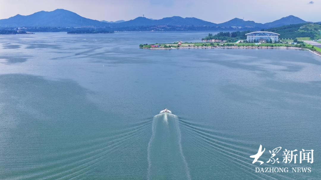 高空视角！济南 “小洱海” 雪野湖有多绝