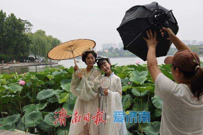 一年四季 泉在济南｜荷风送香！大明湖荷花盛放引游人打卡