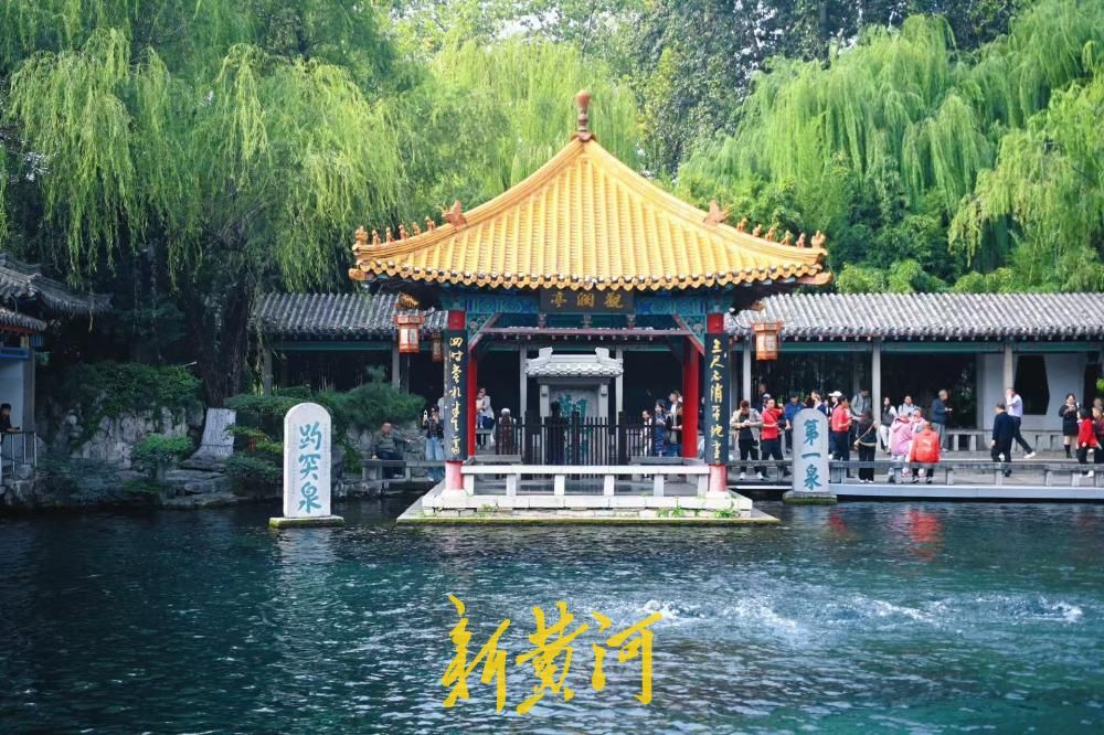 秋雨过后，“趵突腾空”胜景惊艳泉城