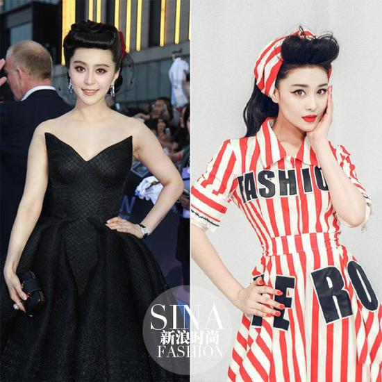 范冰冰张馨予不停撞衫撞脸撞造型，到底是有意还是无意？