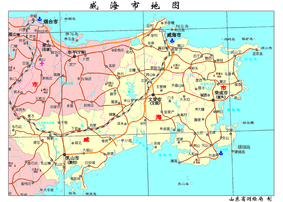 威海地图