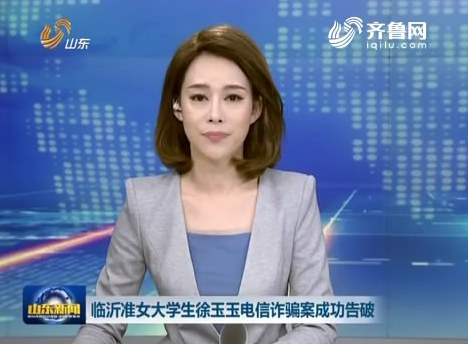 [视频]临沂准大学生徐玉玉电信诈骗案成功告破