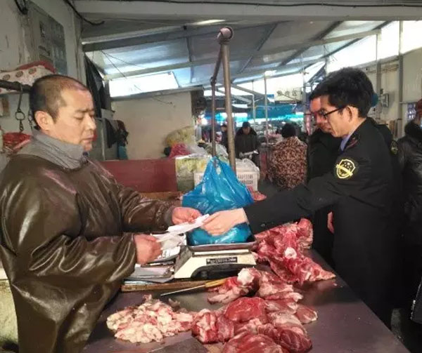 淄博市博山區開展生鮮豬肉專項檢查