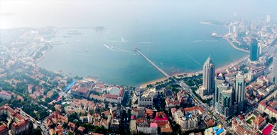 天空之眼瞰青岛