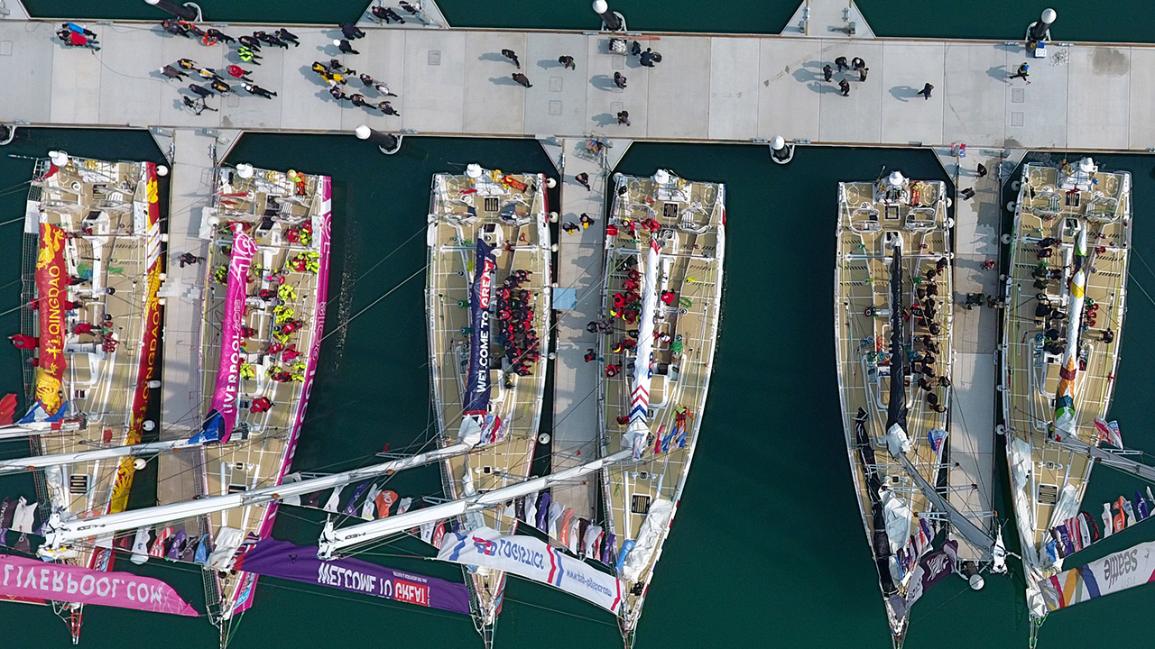 克利伯环球帆船赛青岛站起航