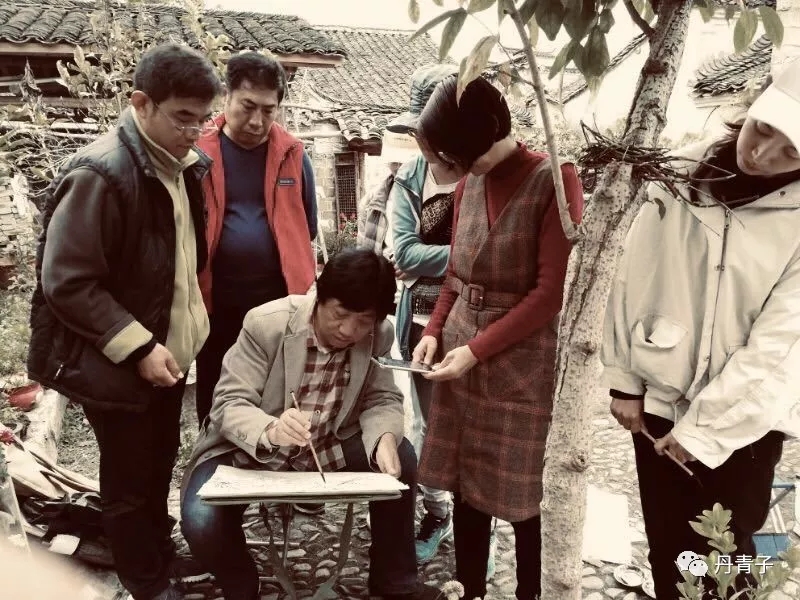 雷家民教授为研究班学员讲授师古人与师造化