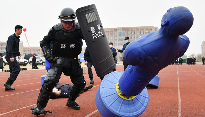山東舉行全警實戰大練兵比武競賽