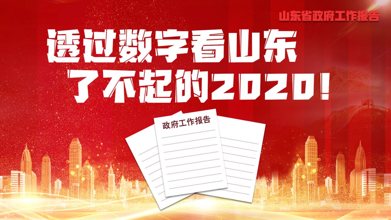 动漫：透过数字看山东 了不起的2020