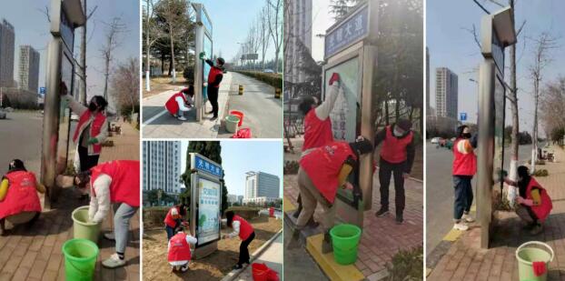 枣庄福彩开展“擦亮城市名片”学雷锋志愿服务