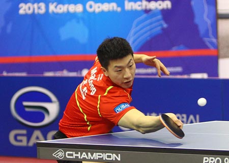 乒乓球公开赛马龙获男单冠军