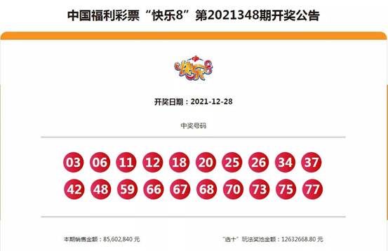 福彩快乐8开奖山东彩友包揽全国两注选九中九大奖